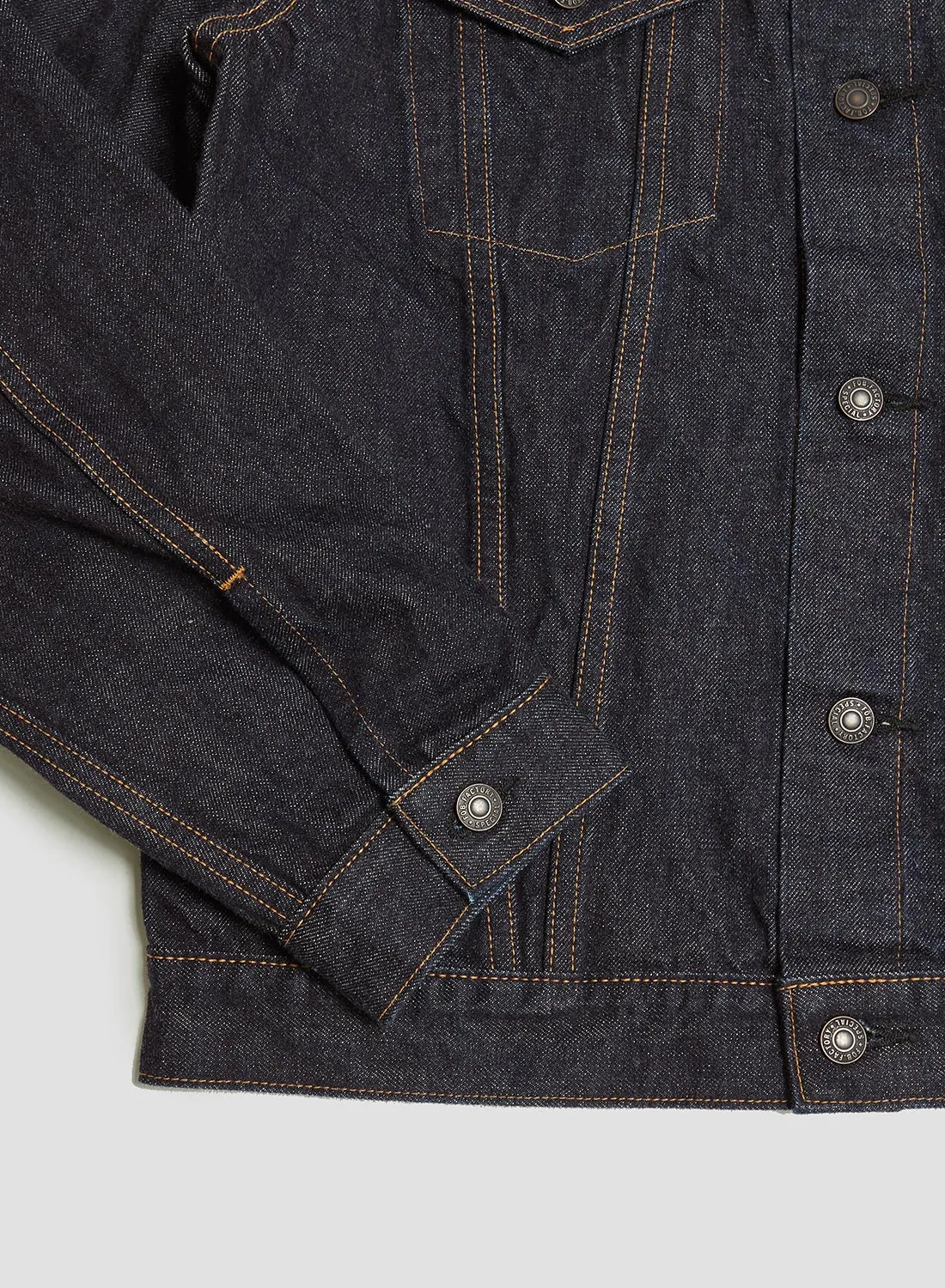 FOB Factory Selvedge Denim 3rd Jacket Indigo sold by Nigel Cabourn product image thumbnail 5