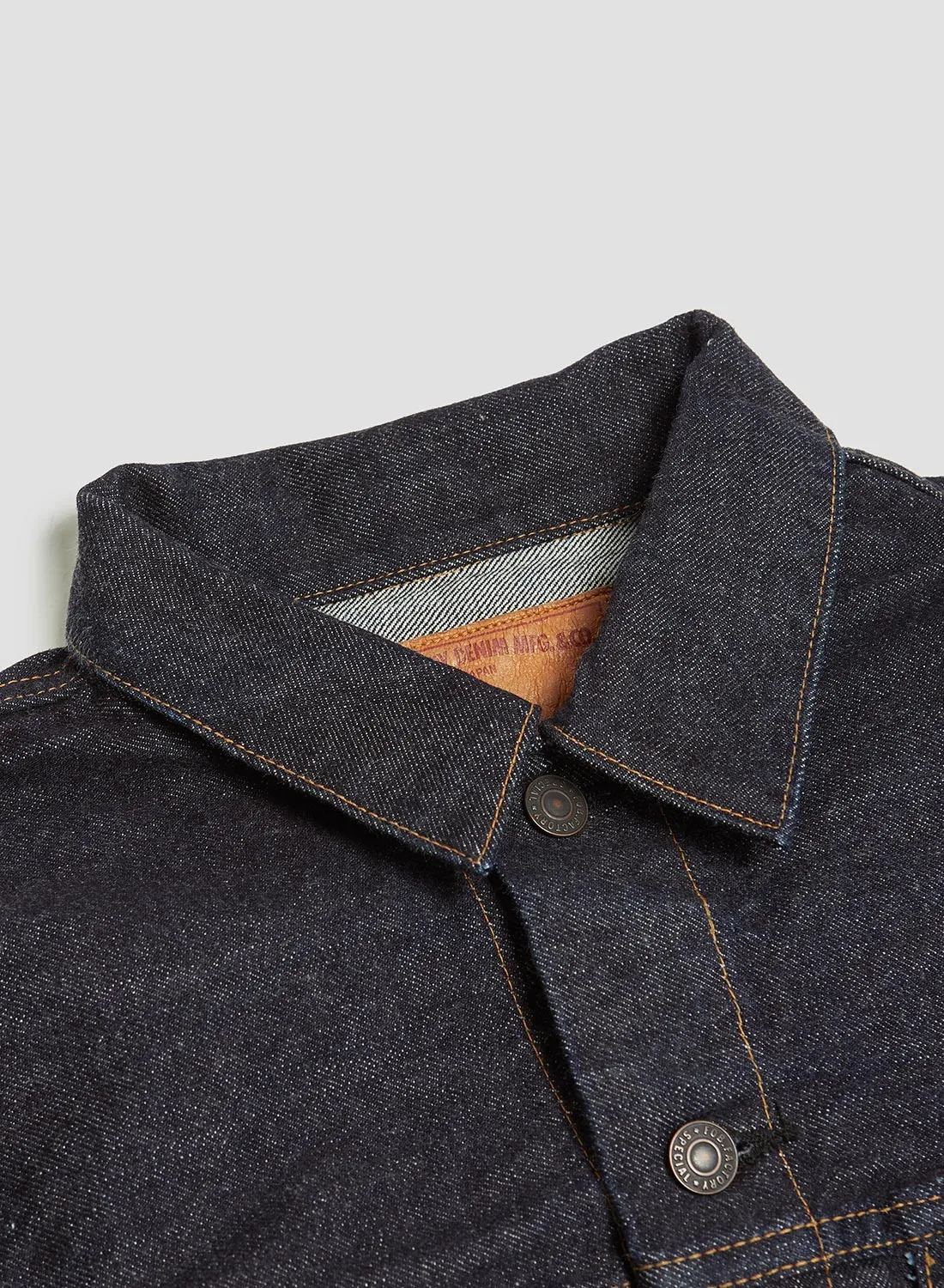 FOB Factory Selvedge Denim 3rd Jacket Indigo sold by Nigel Cabourn product image thumbnail 4