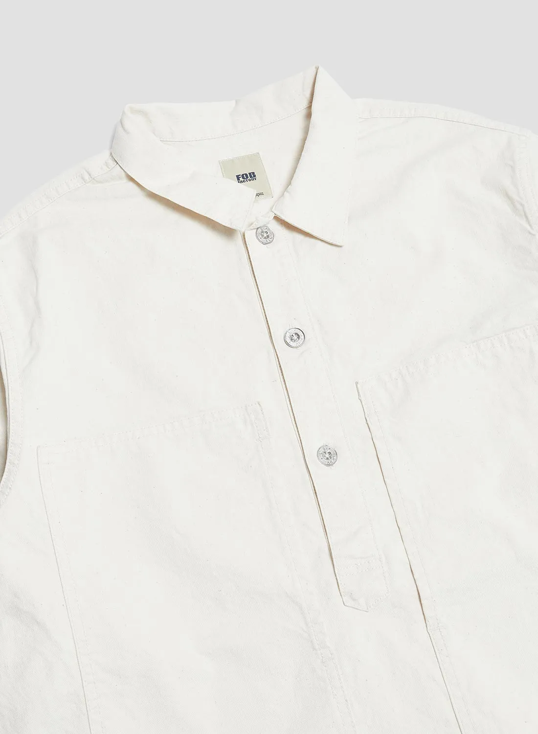 FOB Factory US Army Pullover Ecru sold by Nigel Cabourn product image thumbnail 2