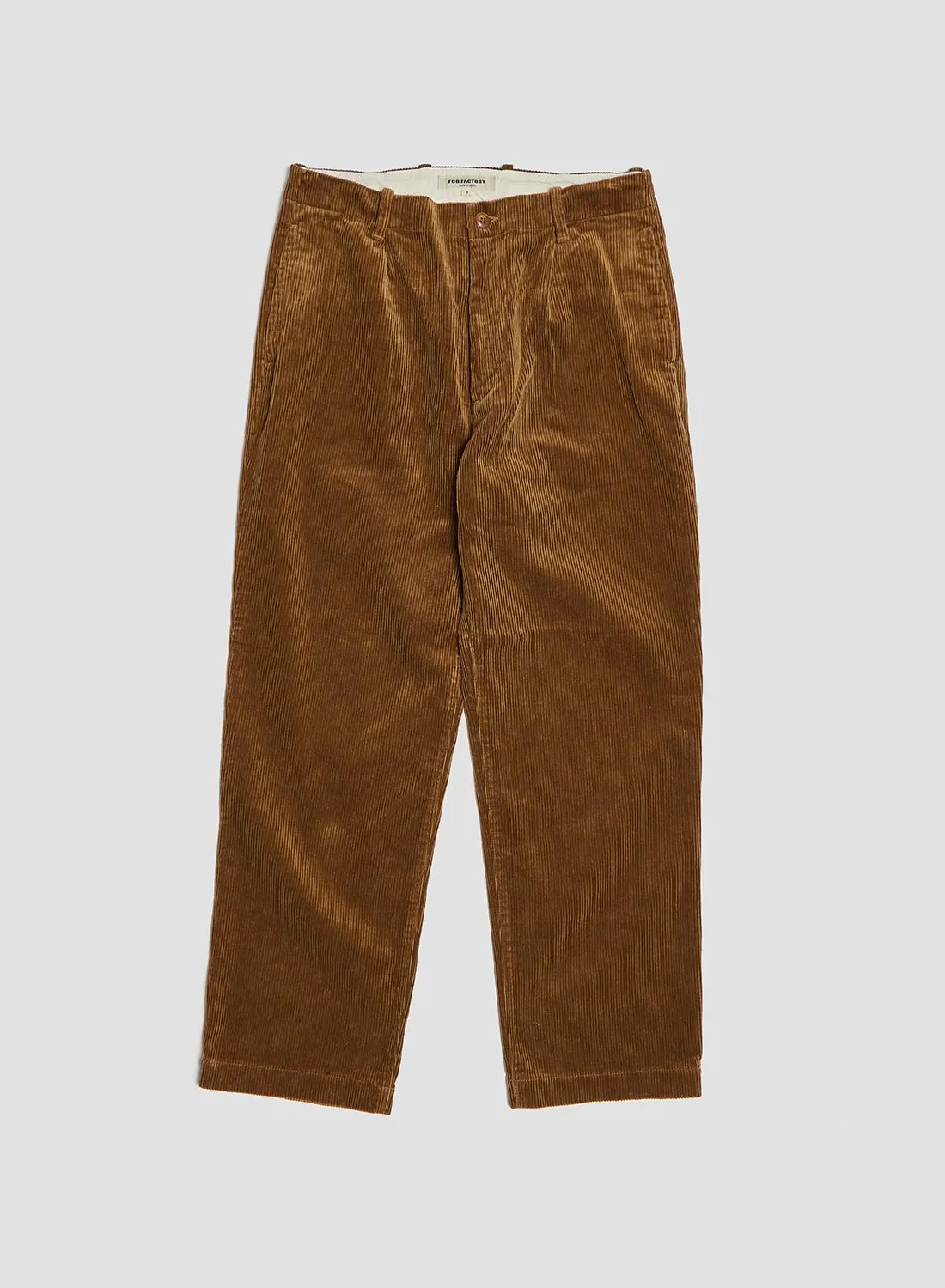 FOB Factory Corduroy Trousers Khaki sold by Nigel Cabourn