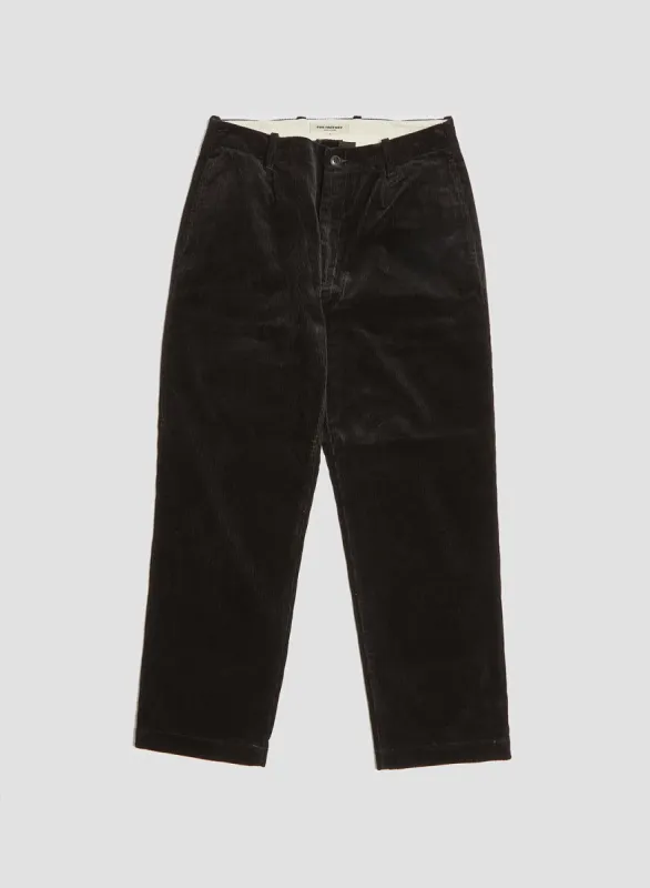 FOB Factory Corduroy Trousers Black sold by Nigel Cabourn