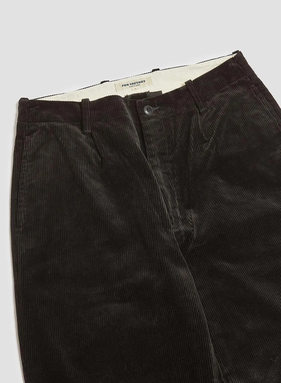 FOB Factory Corduroy Trousers Black sold by Nigel Cabourn product image thumbnail 2