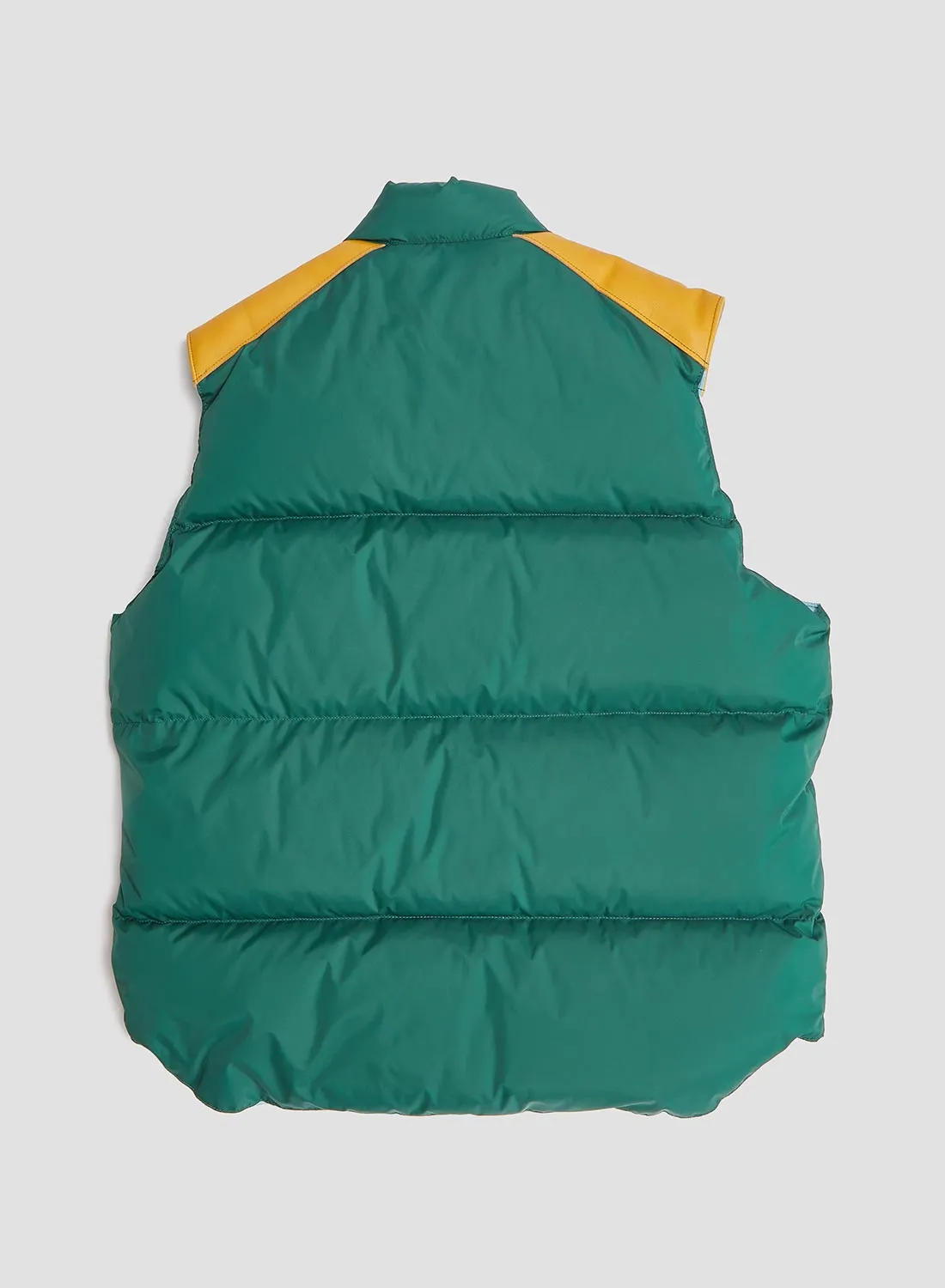 Rocky Mountain Featherbed x Nigel Cabourn Down Vest Clip in Green sold by Nigel Cabourn product image thumbnail 3