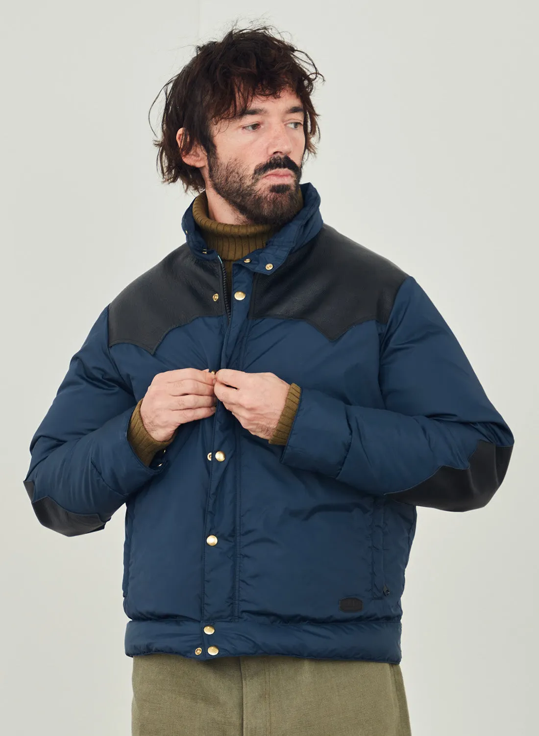Rocky Mountain Featherbed x Nigel Cabourn Down Short Shell 1969 in Dark Navy sold by Nigel Cabourn product image thumbnail 2