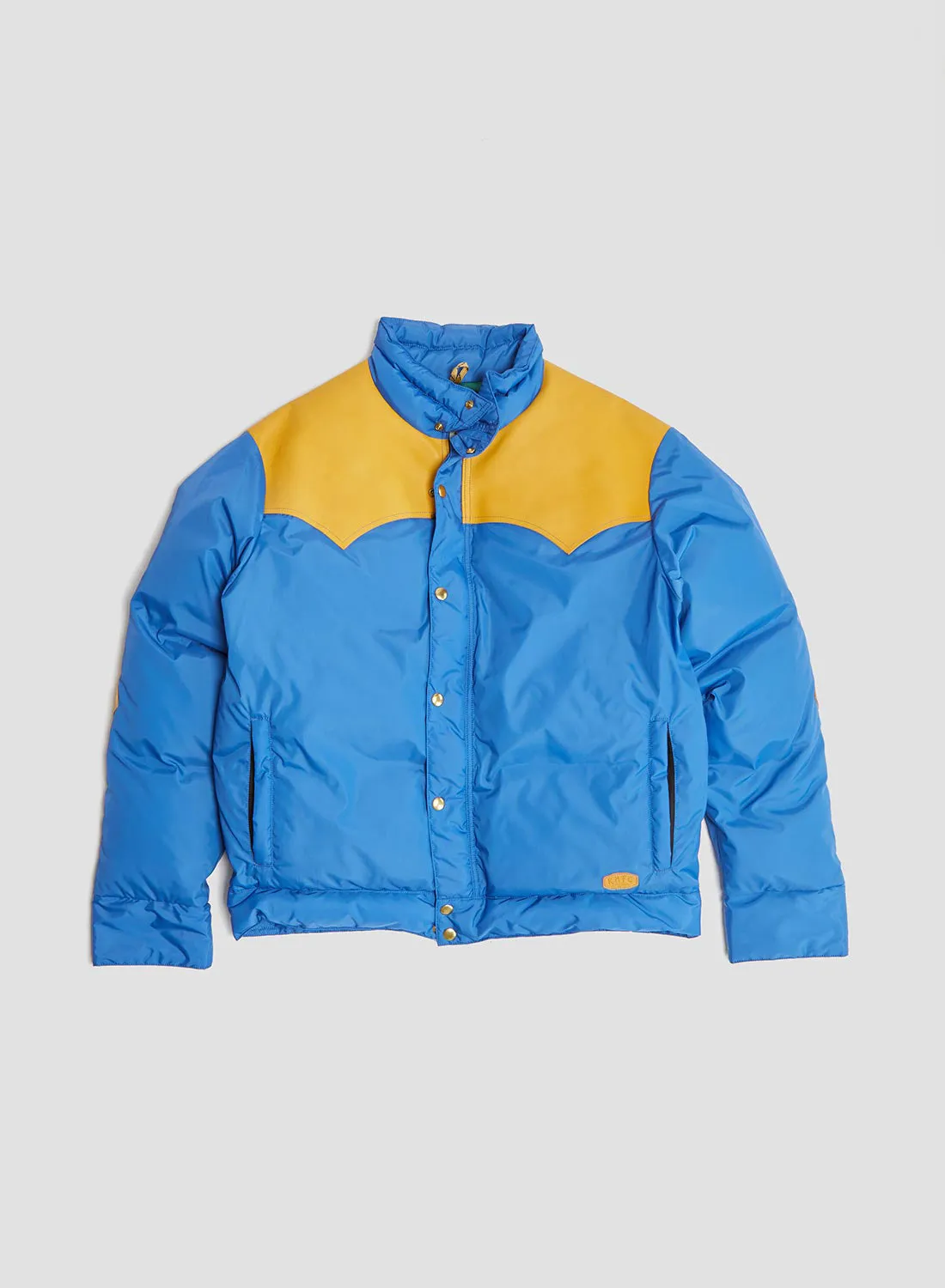 Rocky Mountain Featherbed x Nigel Cabourn Down Short Shell 1969 in Blue sold by Nigel Cabourn