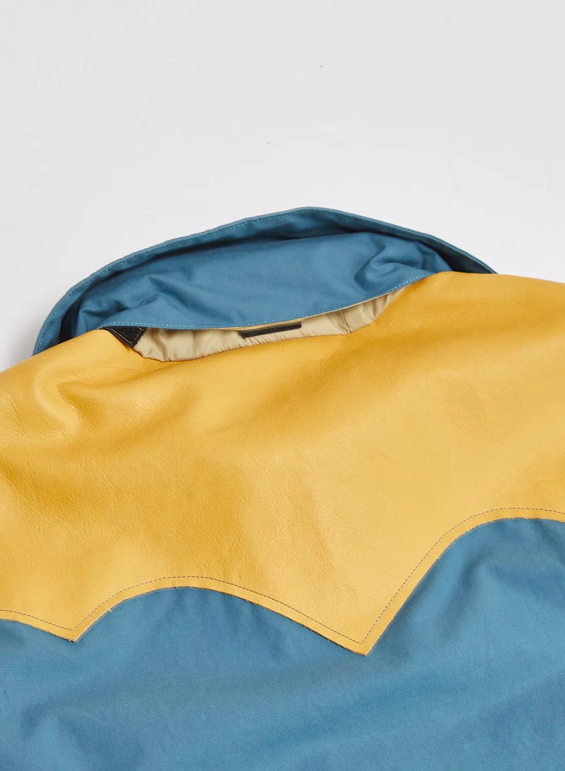 Rocky Mountain Featherbed x Nigel Cabourn Mountain Parka Dry Wax in Blue sold by Nigel Cabourn product image thumbnail 5