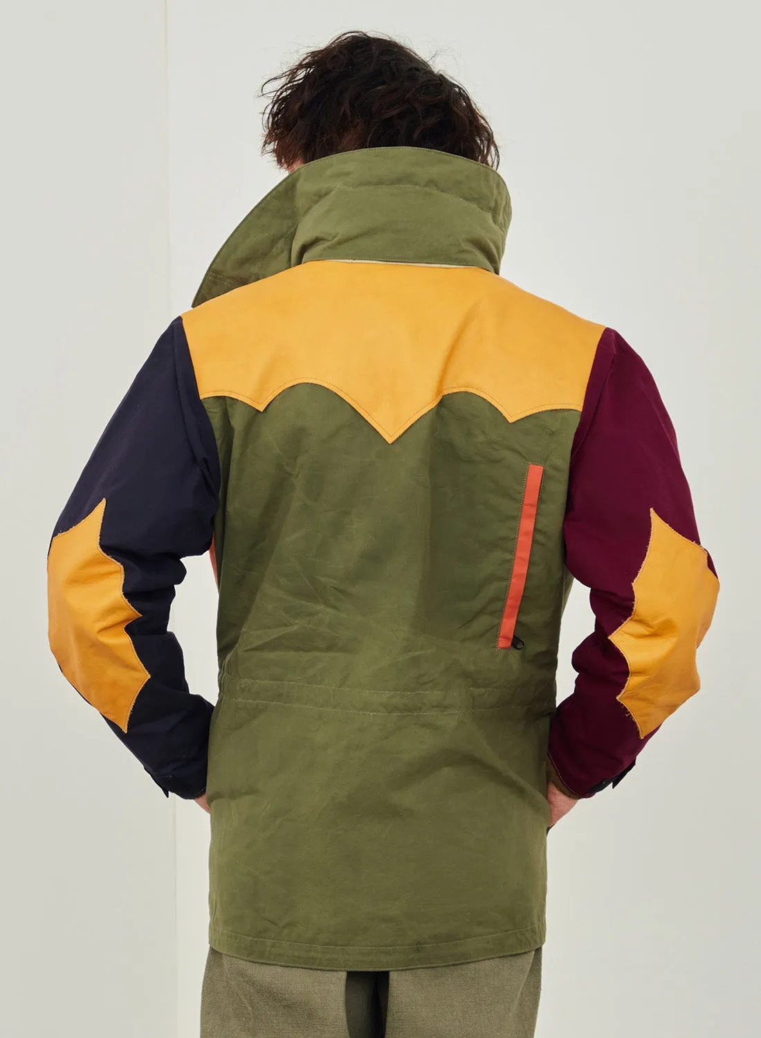 Rocky Mountain Featherbed x Nigel Cabourn Mountain Parka Dry Wax in Multicolour sold by Nigel Cabourn product image thumbnail 5