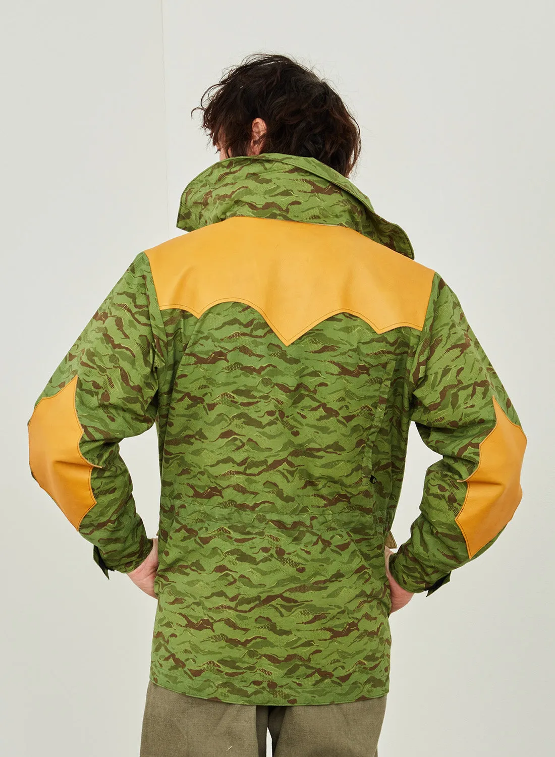 Rocky Mountain Featherbed x Nigel Cabourn Mountain Parka Mountain Camo in Green sold by Nigel Cabourn product image thumbnail 5