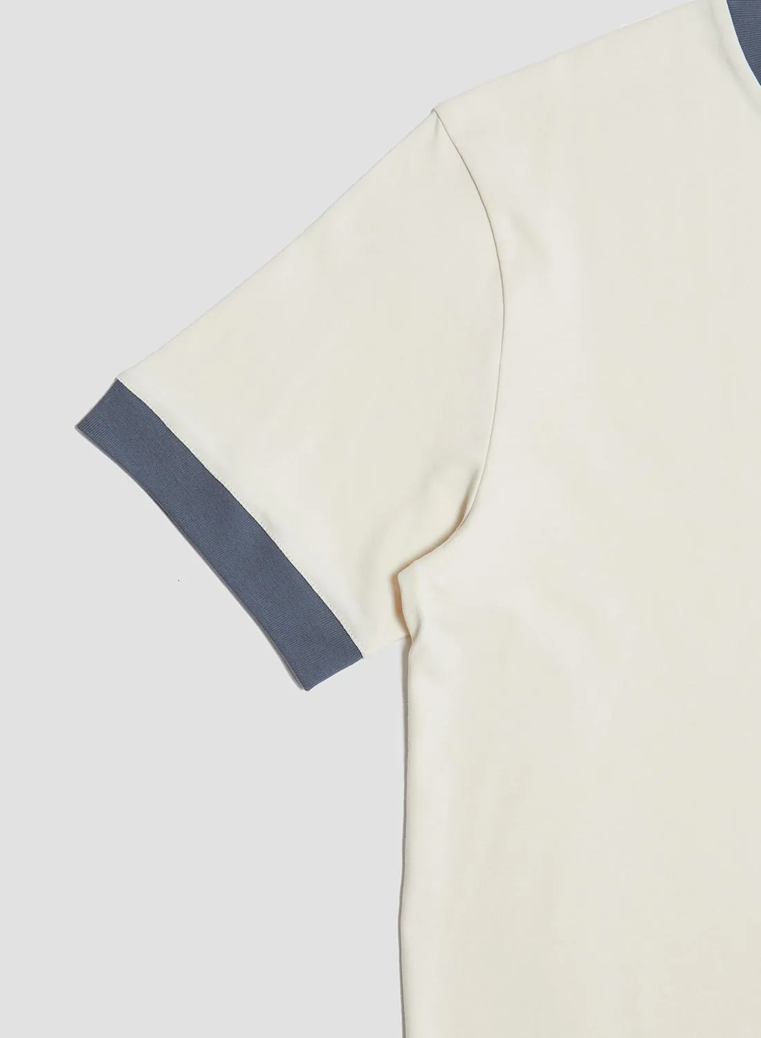 Nigel Cabourn x Sunspel Relaxed Heavyweight Supima Ringer T-Shirt in Undyed sold by Nigel Cabourn product image thumbnail 5