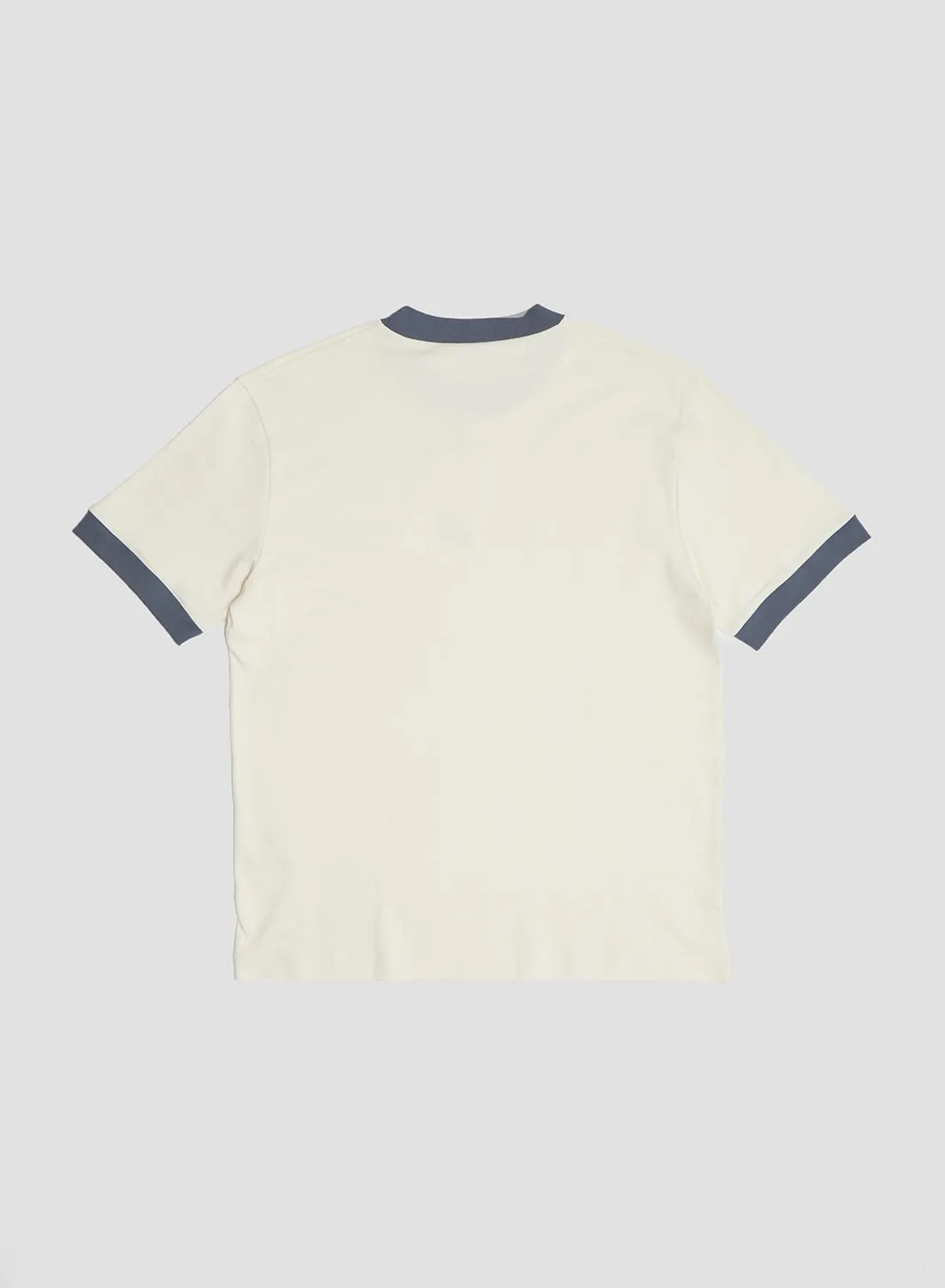 Nigel Cabourn x Sunspel Relaxed Heavyweight Supima Ringer T-Shirt in Undyed sold by Nigel Cabourn product image thumbnail 3