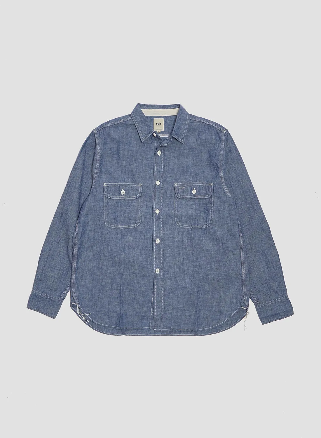 FOB Factory Chambray Work Shirt sold by Nigel Cabourn