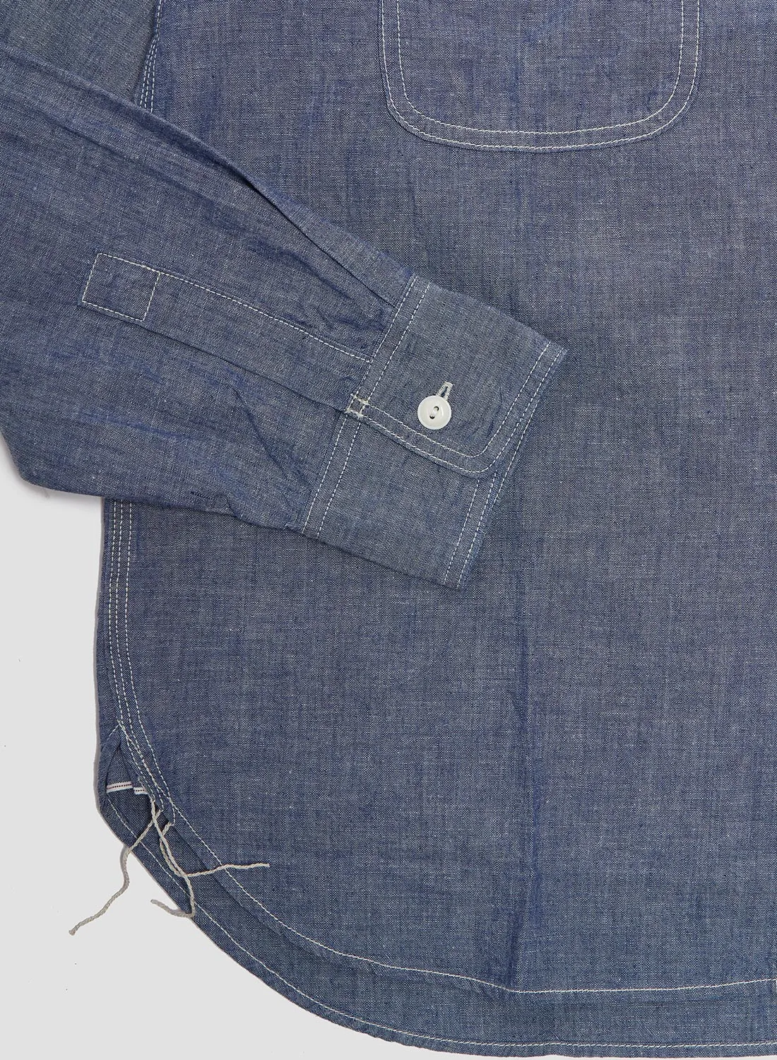 FOB Factory Chambray Work Shirt sold by Nigel Cabourn product image thumbnail 4