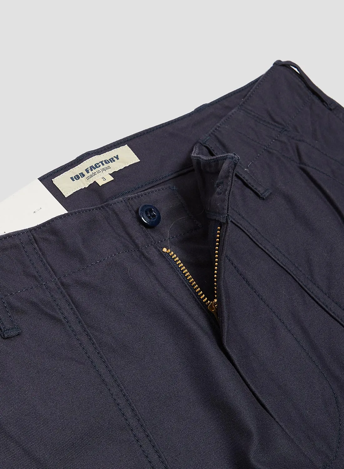 FOB Factory Baker Pants Navy sold by Nigel Cabourn product image thumbnail 3