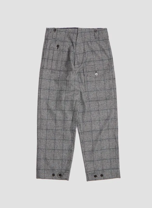 Mallory Pant in Prince of Wales Check sold by Nigel Cabourn