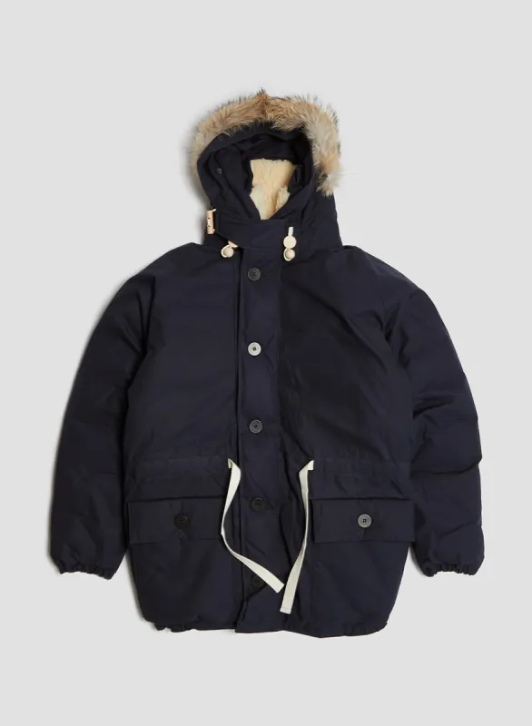 Everest Parka in Navy sold by Nigel Cabourn