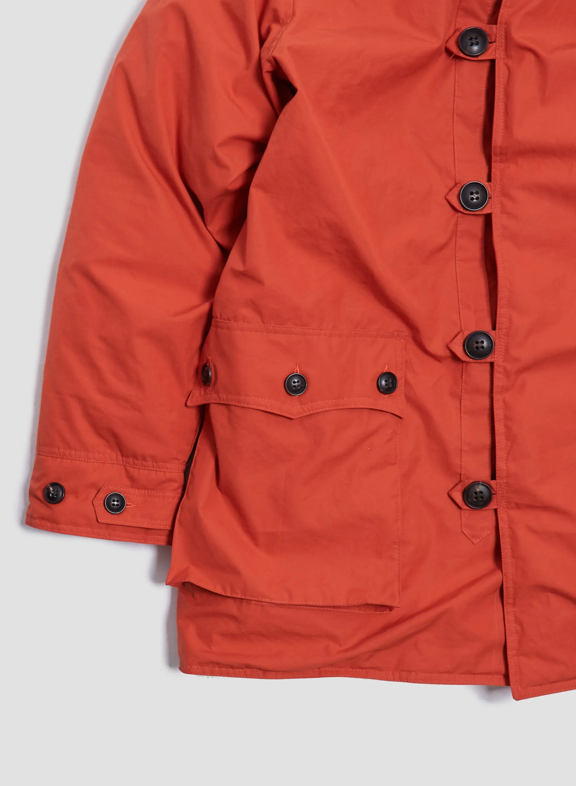 Finch Parka in Orange sold by Nigel Cabourn product image thumbnail 5