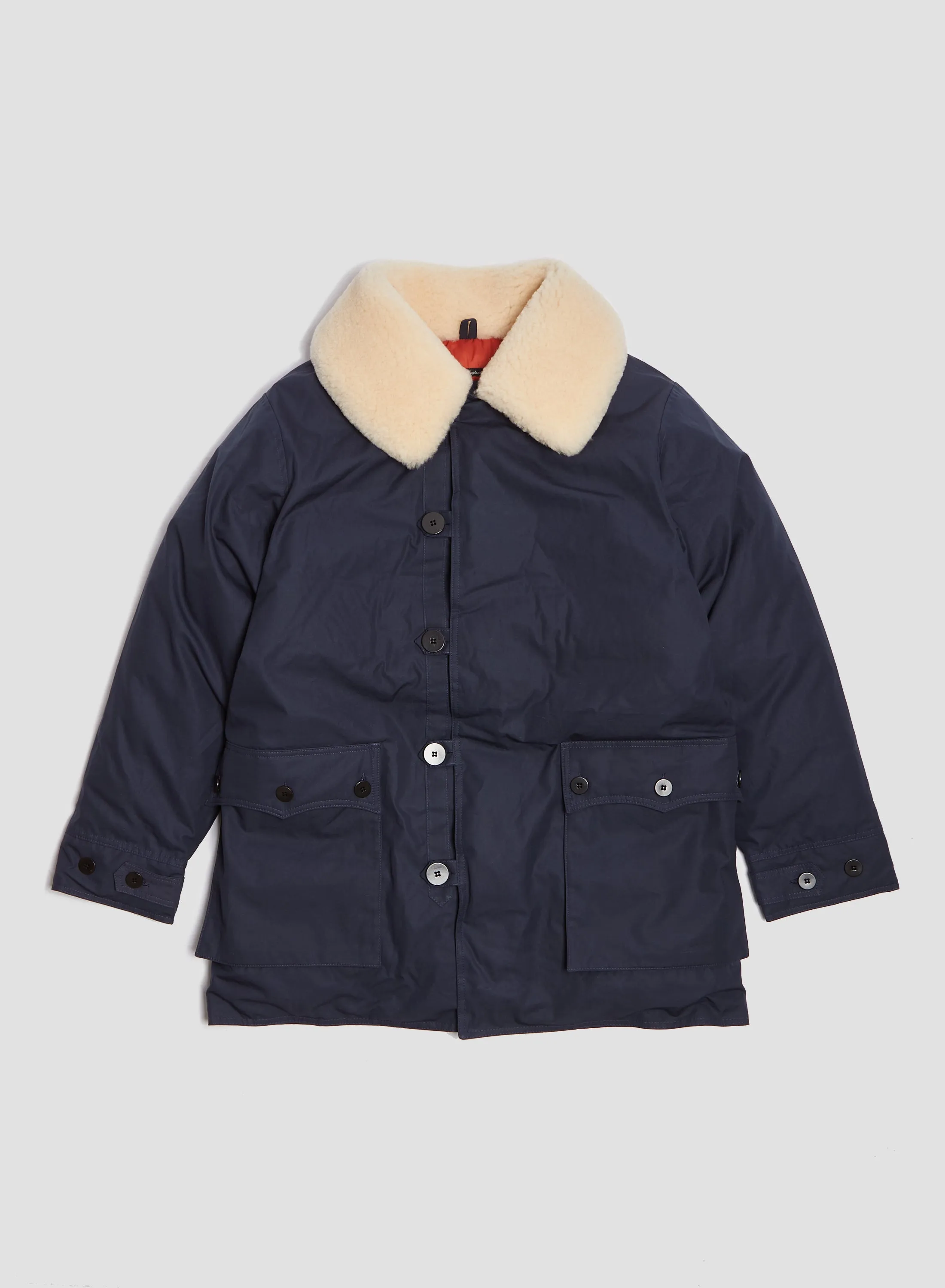 Finch Parka in Navy sold by Nigel Cabourn
