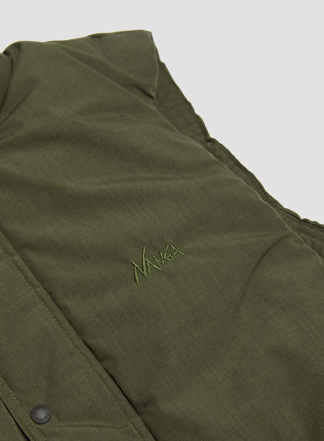 Nanga Hinoc Down Vest in Khaki sold by Nigel Cabourn product image thumbnail 4