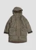 Nanga Aurora Tex Down Field Half Coat in Mocha Grey sold by Nigel Cabourn