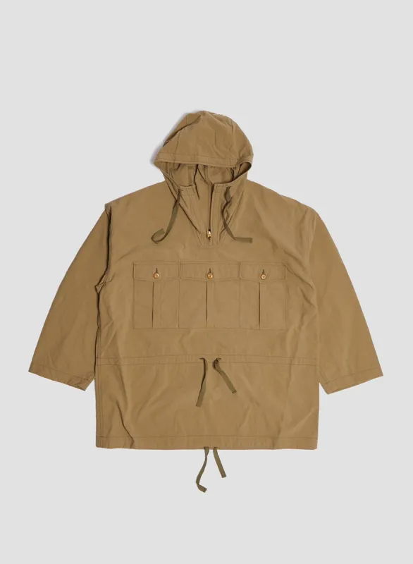 Mountaineer Anorak in Khaki sold by Nigel Cabourn