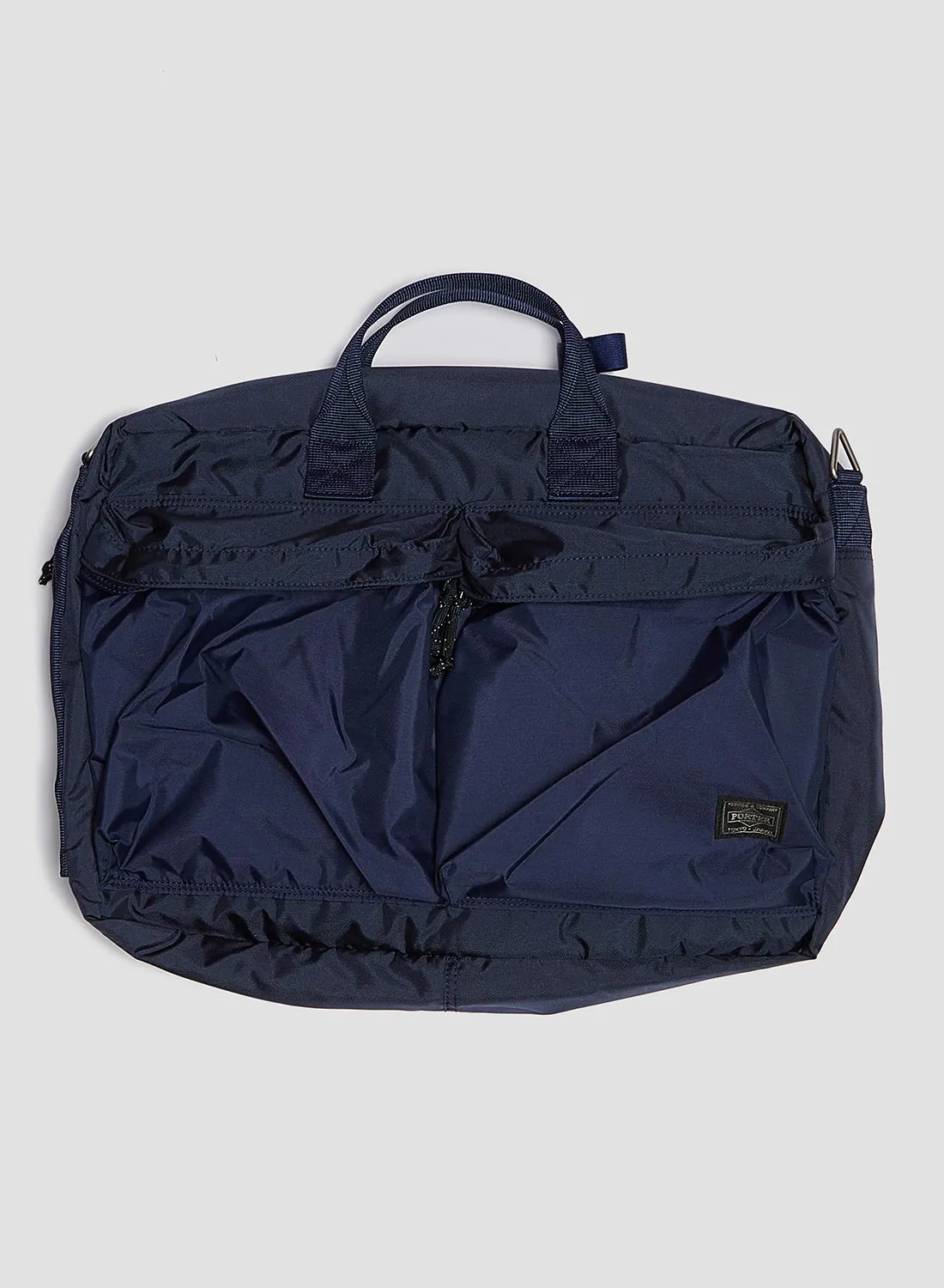 Porter-Yoshida & Co Force 3Way Briefcase in Navy sold by Nigel Cabourn product image thumbnail 3