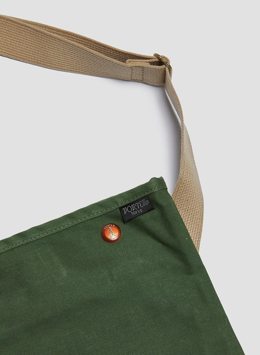 Porter-Yoshida & Co Coppi Sacoche in Green sold by Nigel Cabourn product image thumbnail 2