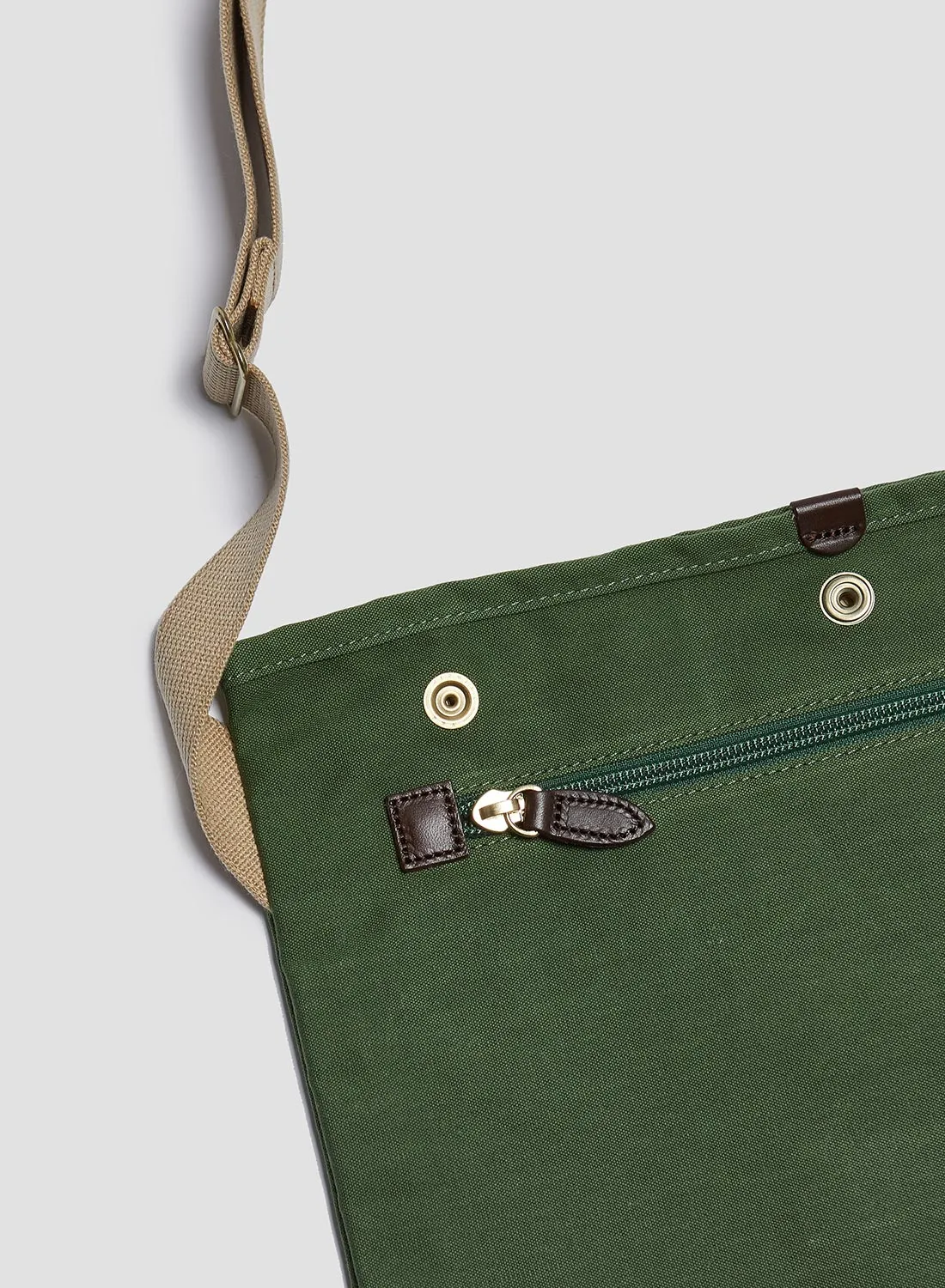 Porter-Yoshida & Co Coppi Sacoche in Green sold by Nigel Cabourn product image thumbnail 4