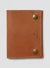 Passport Cover & Luggage Tag Leather Set in Tan sold by Nigel Cabourn