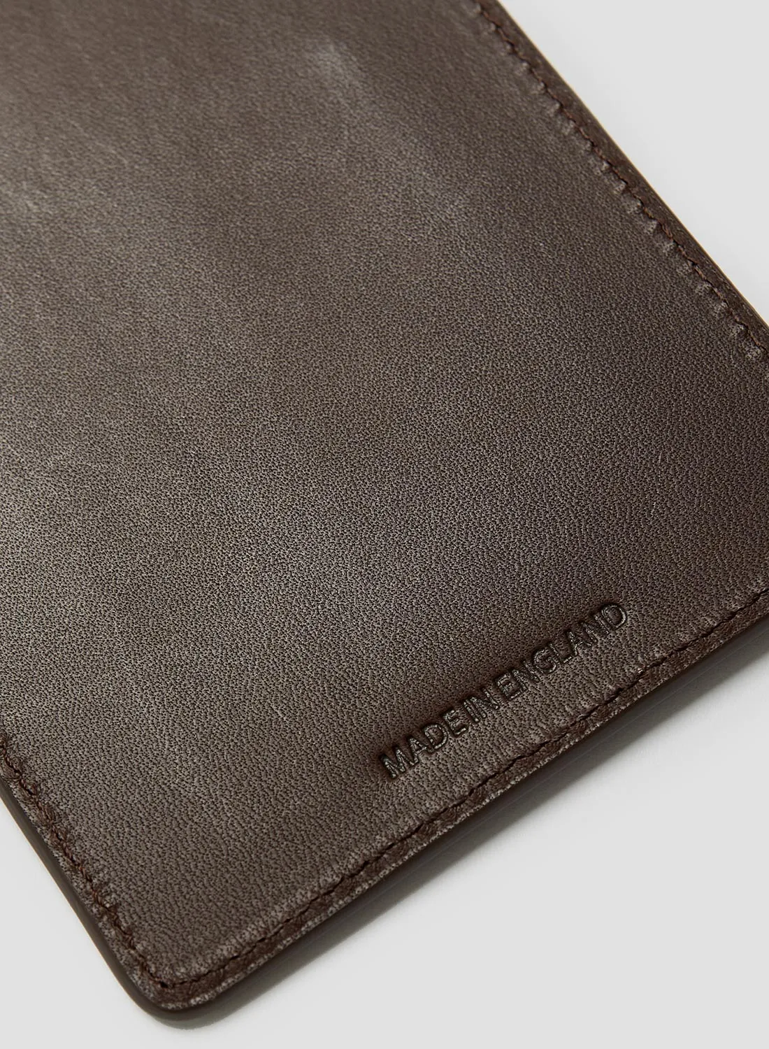 Pencil Case & Glasses Case Leather Set in Dark Brown sold by Nigel Cabourn product image thumbnail 4