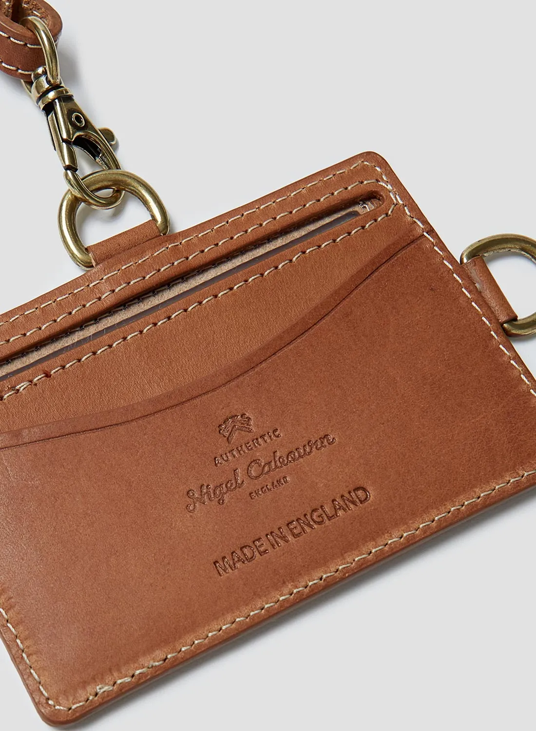 Leather Lanyard in Tan sold by Nigel Cabourn product image thumbnail 2