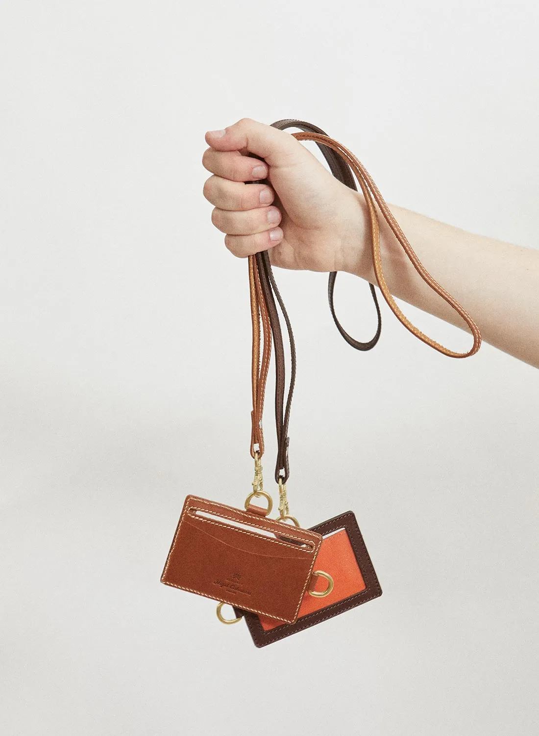 Leather Lanyard in Tan sold by Nigel Cabourn product image thumbnail 4