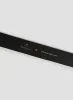 Double Keeper Belt in Black Leather sold by Nigel Cabourn