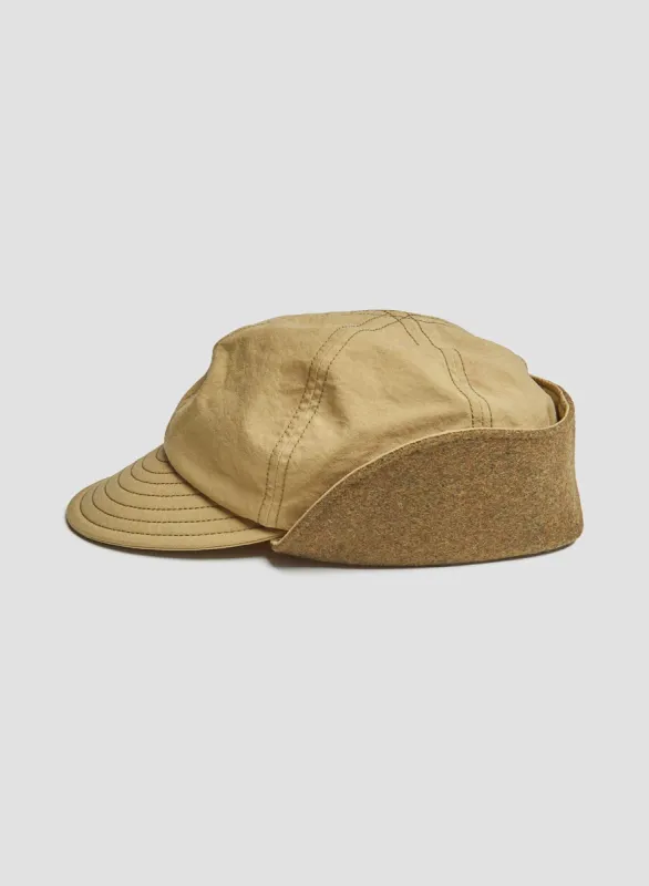 Army Mountain Cap in Khaki sold by Nigel Cabourn