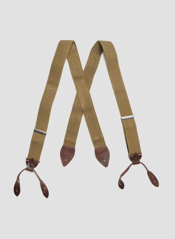 US Army Suspender in Dark Green made by Nigel Cabourn
