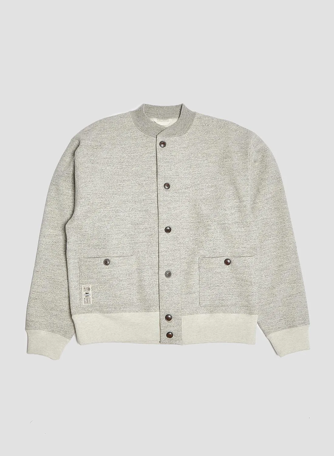 50's Cardigan 20.5oz in Grey sold by Nigel Cabourn