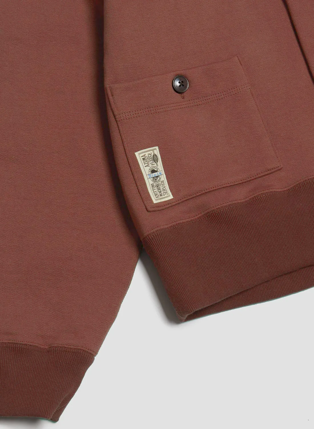 50's Cardigan 20.5oz in Burgundy sold by Nigel Cabourn product image thumbnail 4