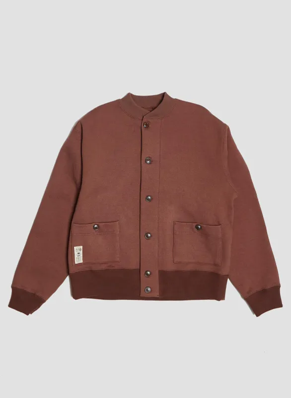 50's Cardigan 20.5oz in Burgundy sold by Nigel Cabourn