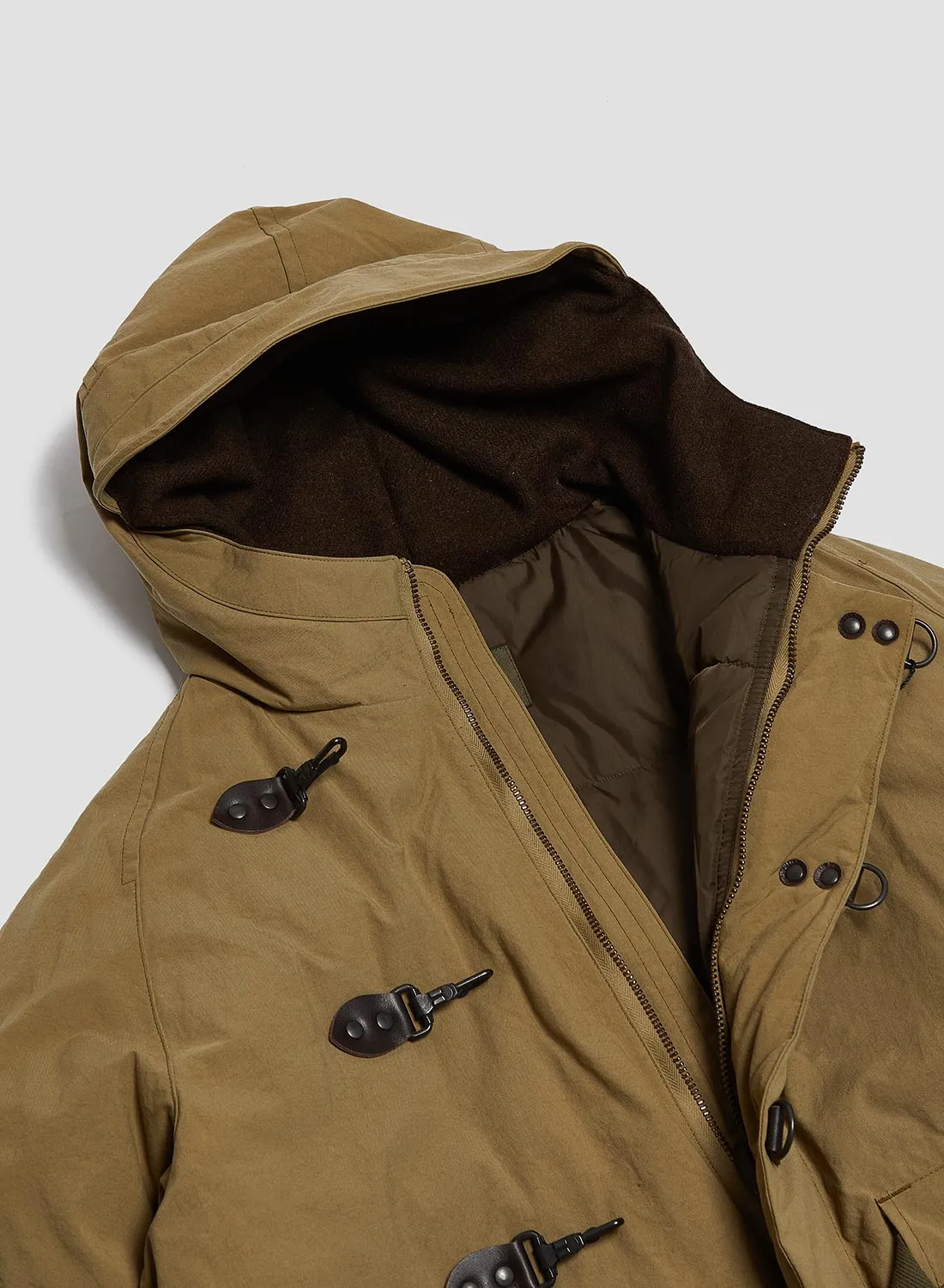 Mountaineer Down Jacket in Khaki sold by Nigel Cabourn product image thumbnail 4
