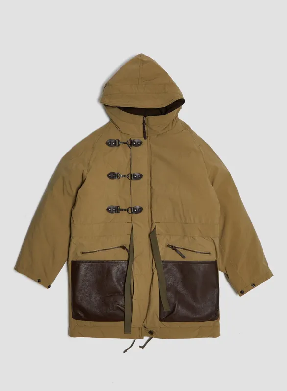 Mountaineer Down Jacket in Khaki sold by Nigel Cabourn