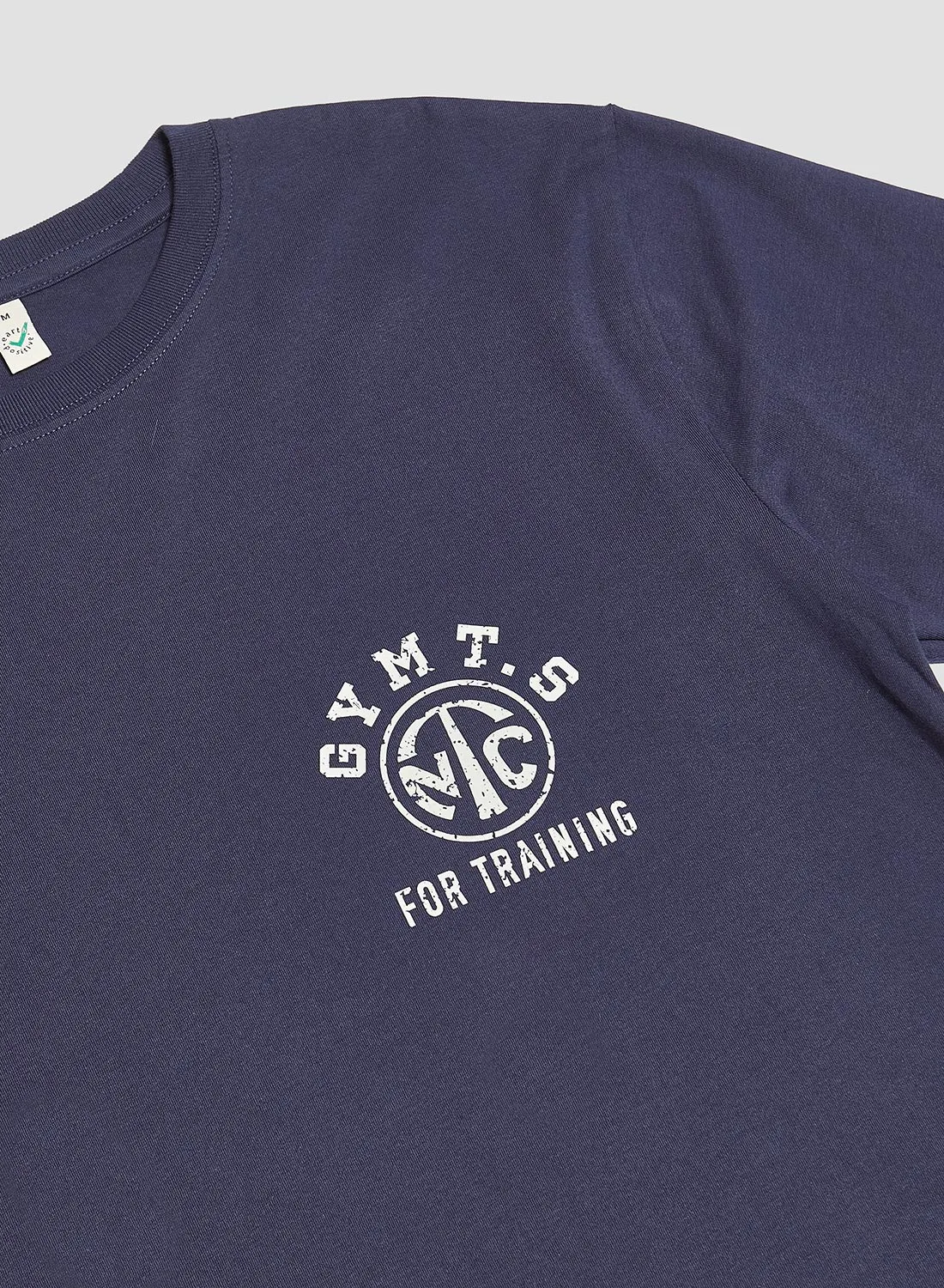 Gym Stencil Tee in Navy sold by Nigel Cabourn product image thumbnail 2