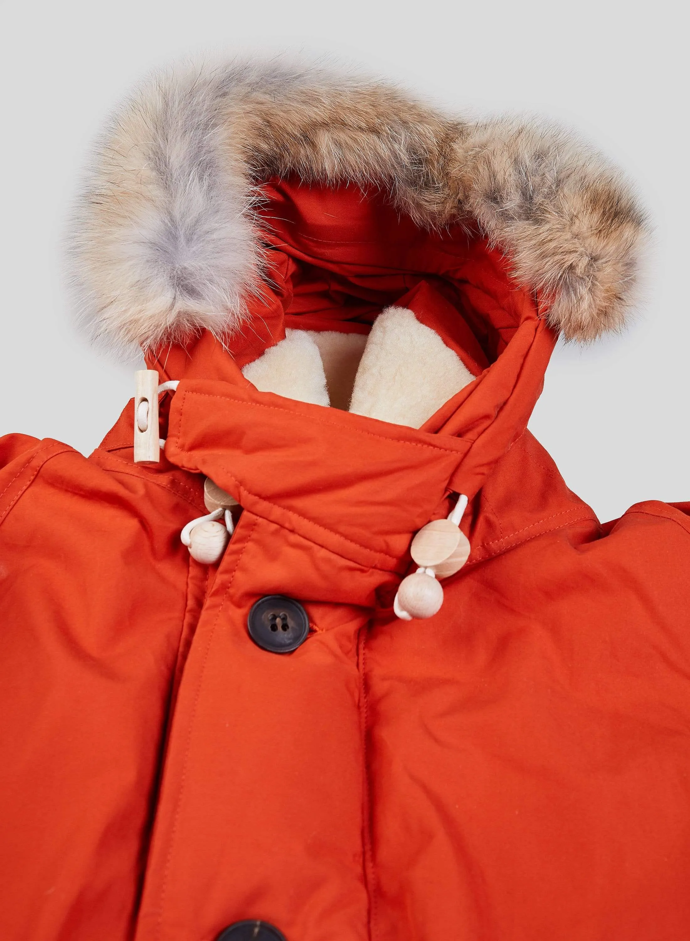 Everest Parka in Orange sold by Nigel Cabourn product image thumbnail 2