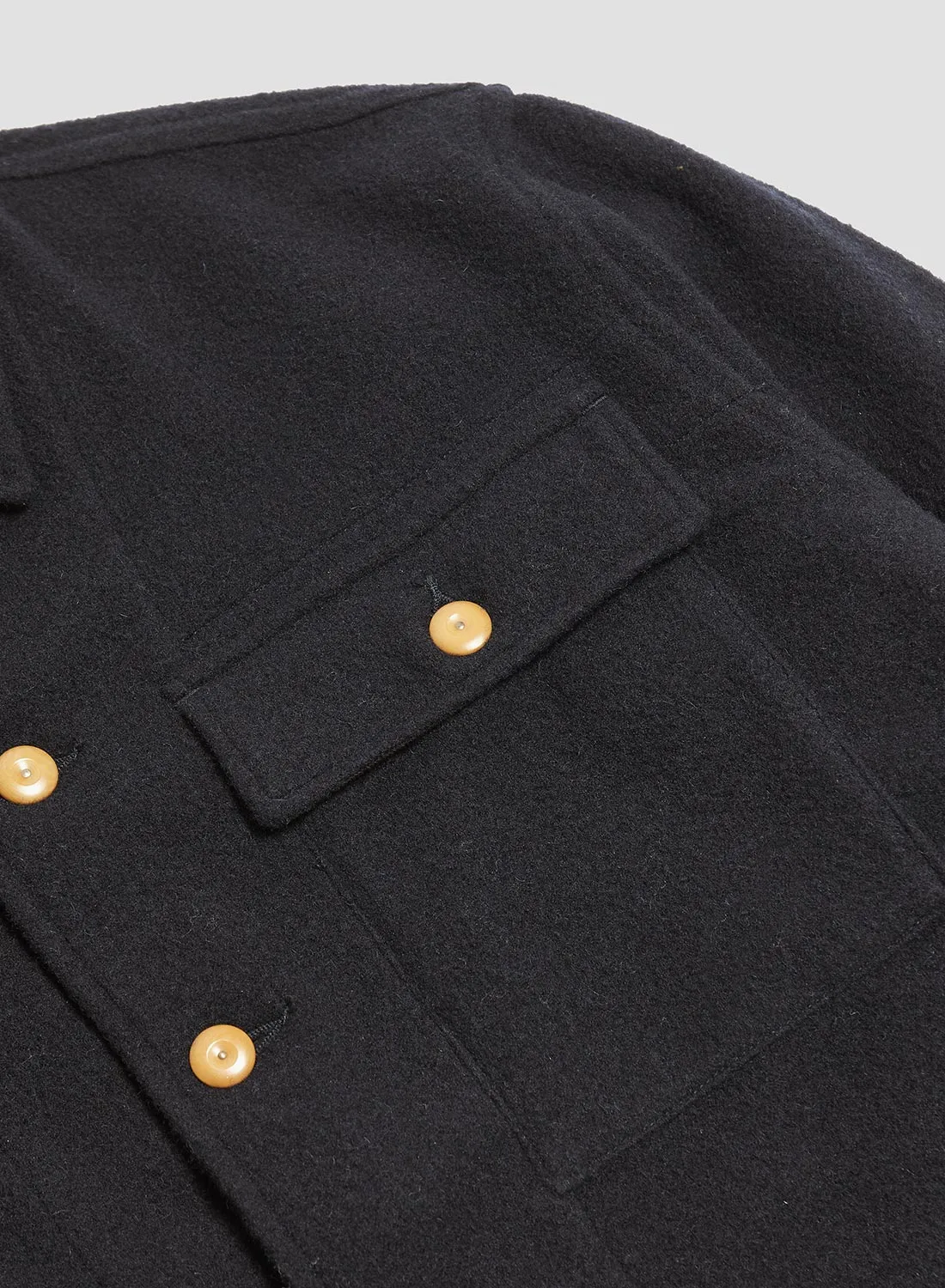 French Work Short Jacket in Dark Navy sold by Nigel Cabourn product image thumbnail 4