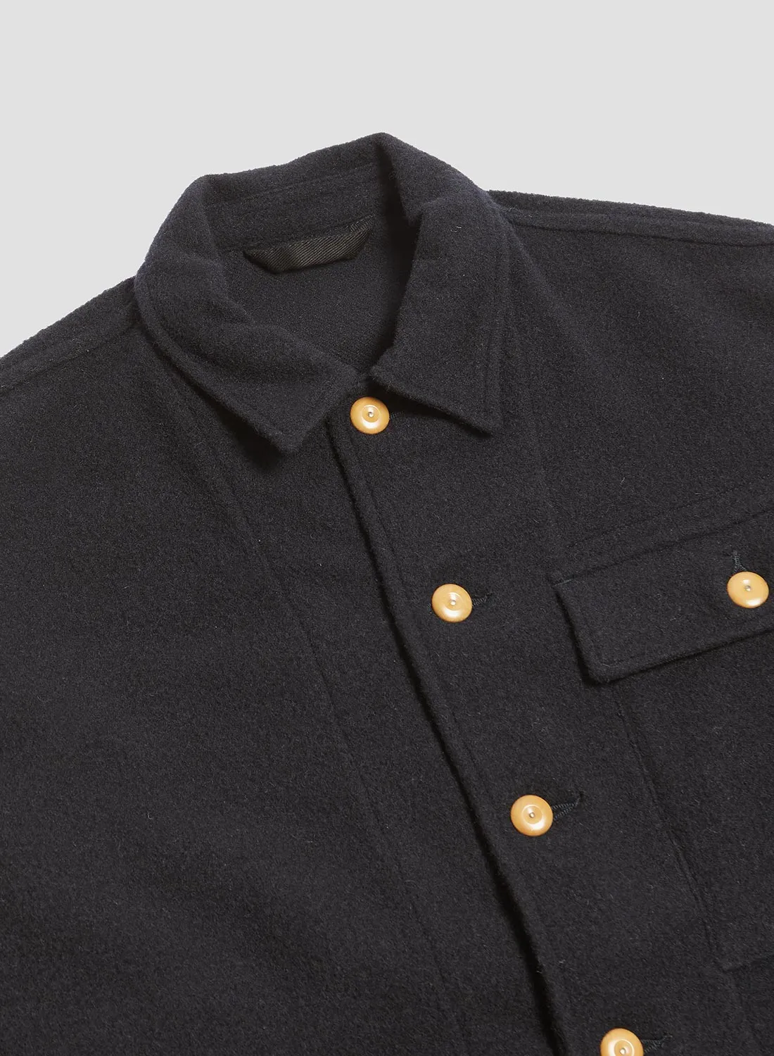 French Work Short Jacket in Dark Navy sold by Nigel Cabourn product image thumbnail 2