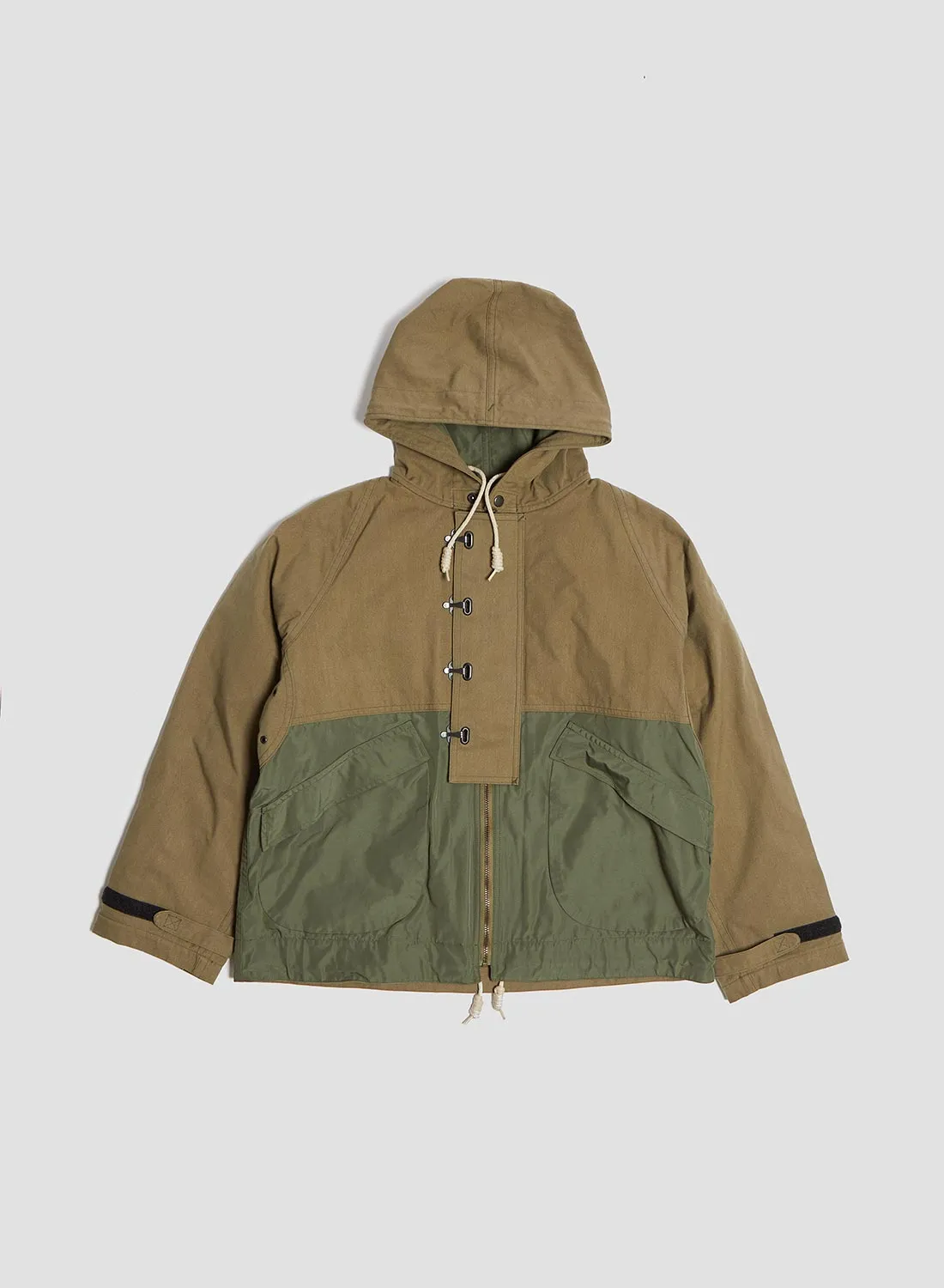 Deck Jacket Halftex in Green sold by Nigel Cabourn