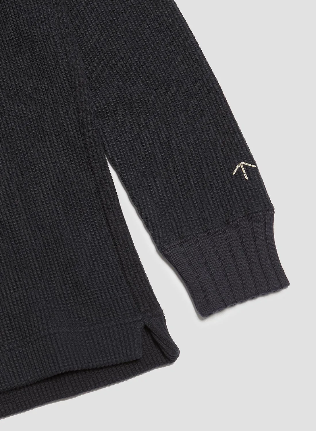 Turtle Neck Waffle in Dark Navy sold by Nigel Cabourn product image thumbnail 4