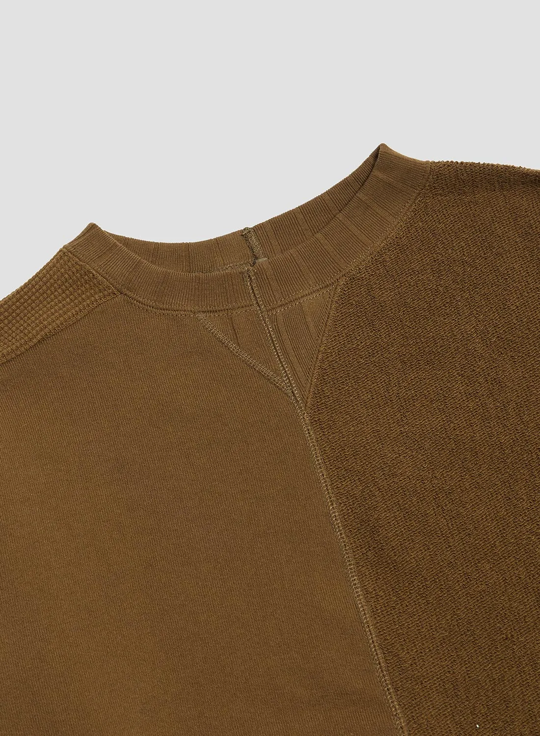 Army Crew Jersey Mix in Green sold by Nigel Cabourn product image thumbnail 2