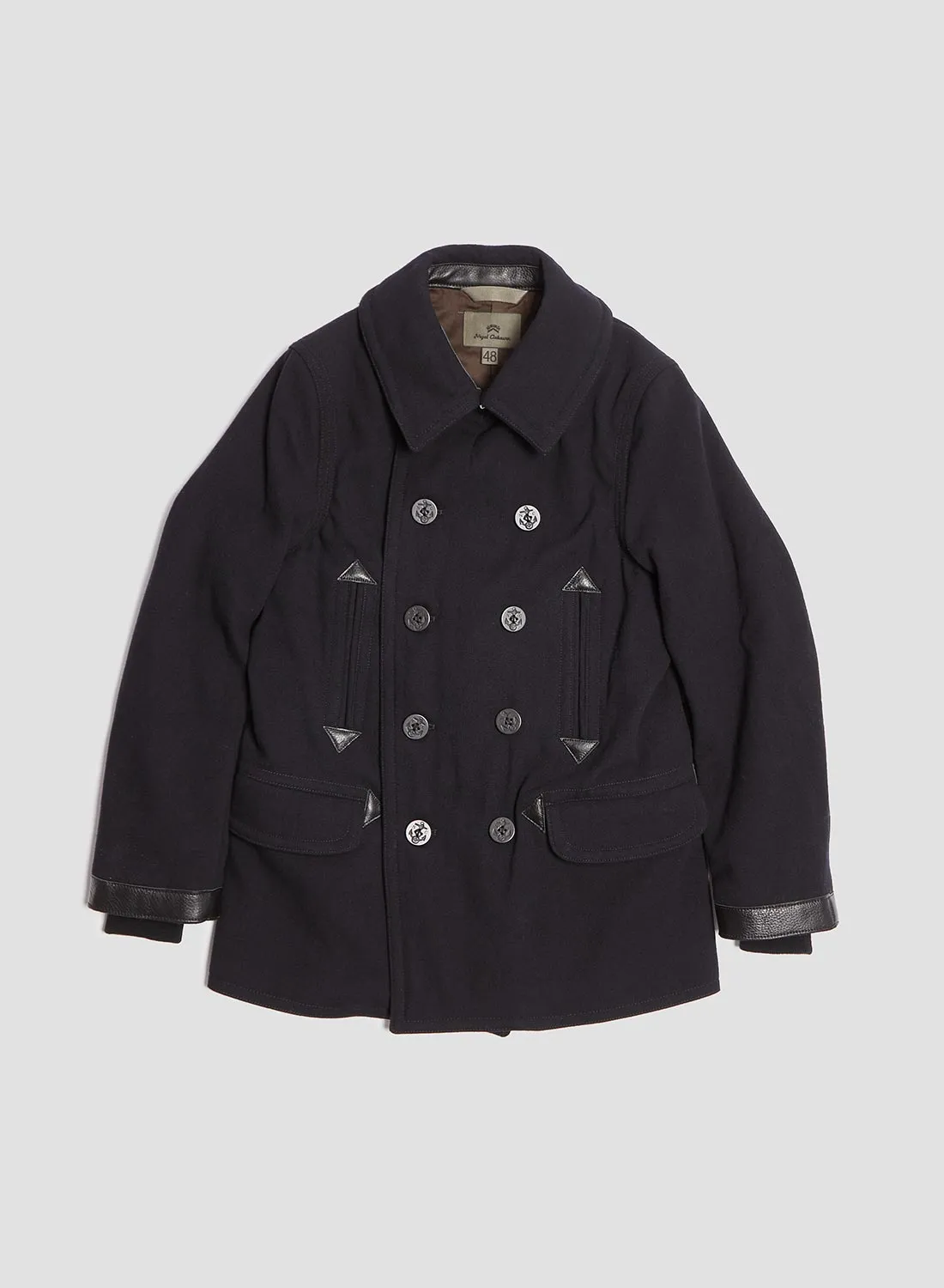 40's US Navy P-Coat in Dark Navy sold by Nigel Cabourn