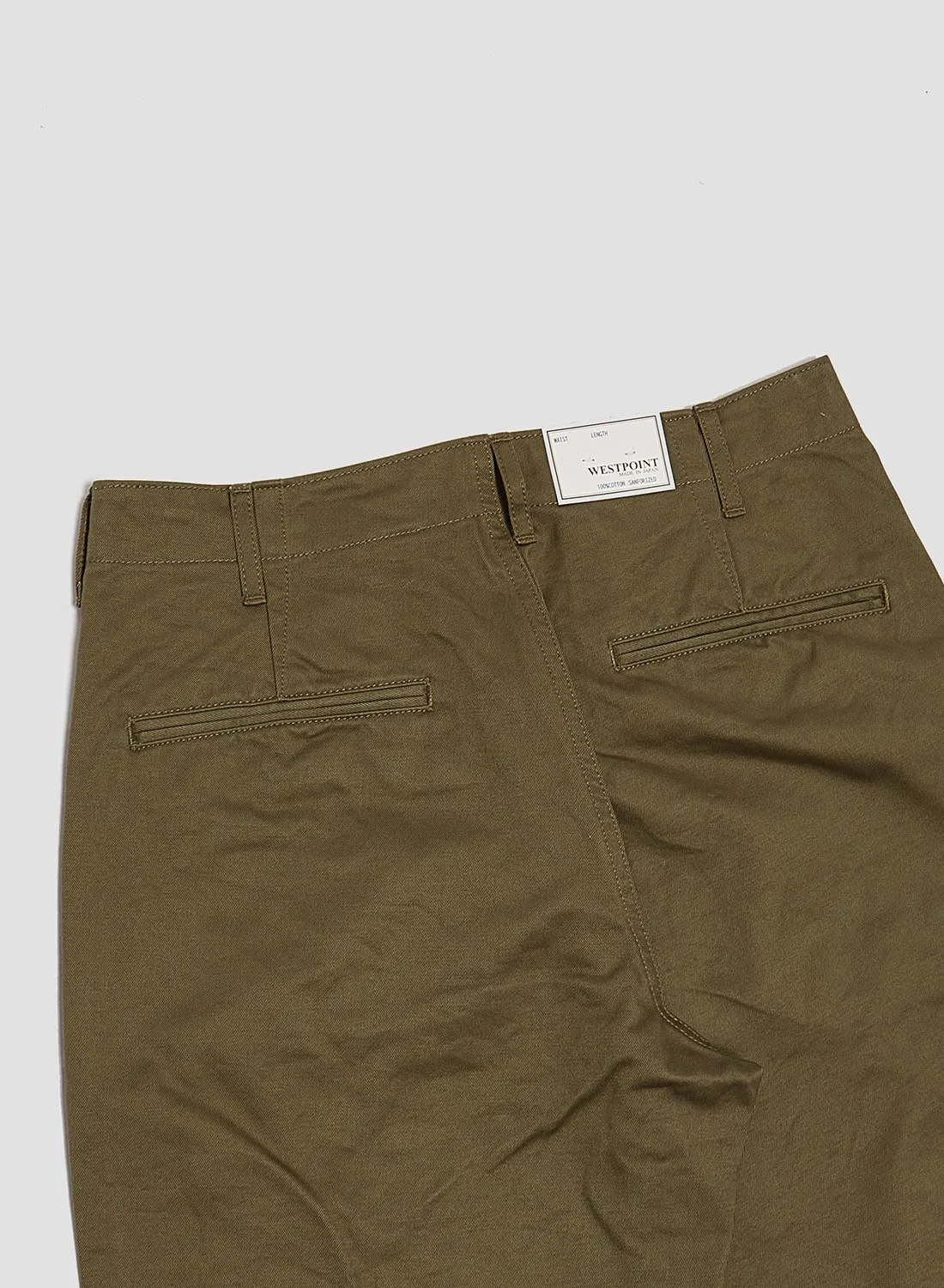 FOB Factory Narrow U.S Trousers Olive sold by Nigel Cabourn product image thumbnail 4