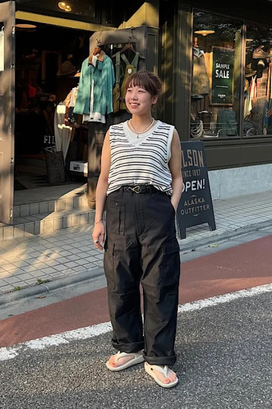[Styling]Nigel Cabourn WOMAN THE ARMY GYM NAKAMEGURO STORE 2025.8.18 sold by Nigel Cabourn
