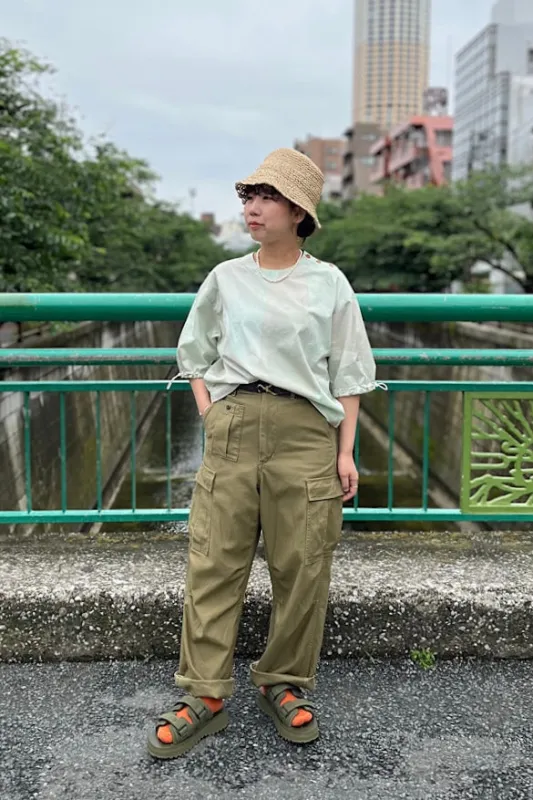 [Styling]Nigel Cabourn WOMAN THE ARMY GYM NAKAMEGURO STORE 2025.5.25 sold by Nigel Cabourn
